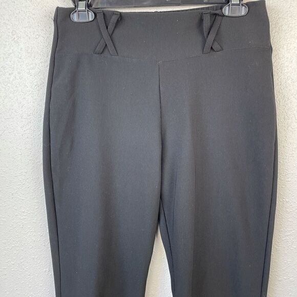Decided Black Stretch Pants Size M EUC - Picture 2 of 5